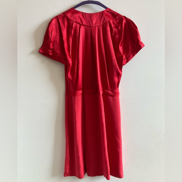 Red Satin Marc Jacobs Dress - Picture 4 of 4